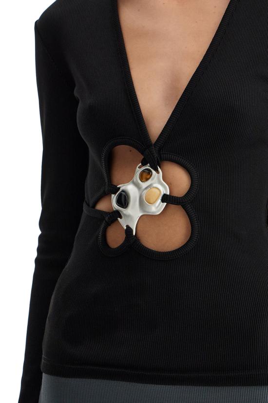 25SS 크리스토퍼에스버 긴팔 티셔츠 24041063 BLACK - CHRISTOPHER ESBER