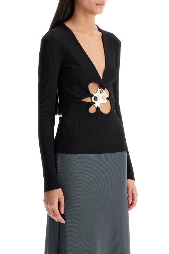 25SS 크리스토퍼에스버 긴팔 티셔츠 24041063 BLACK - CHRISTOPHER ESBER