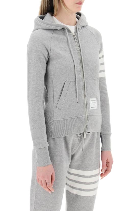 25SS 톰브라운 후드 티셔츠 FJT001A00535 055 GREY - THOM BROWNE