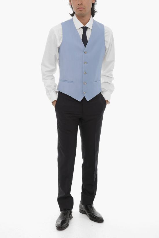  꼬르넬리아니 베스트 85CZ50 0164367 008 Bianco Blu - CORNELIANI