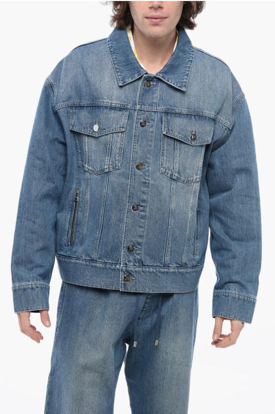  발망 데님 자켓 YH3TC145DB94 6FF Blue