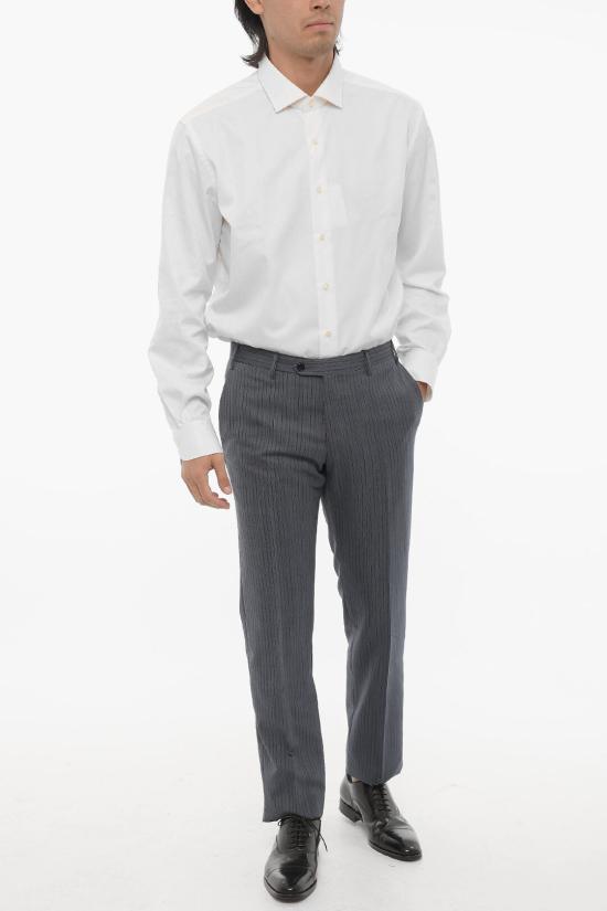  꼬르넬리아니 스트레이트 팬츠 855080 0117548 002 Blue - CORNELIANI