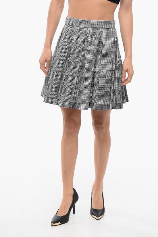  발망 숏 스커트 WF1LB281W131 GAB Black White