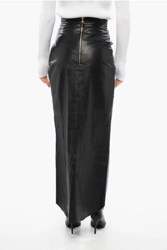  발망 스커트 XF1LD130LB27 0PA Black - BALMAIN