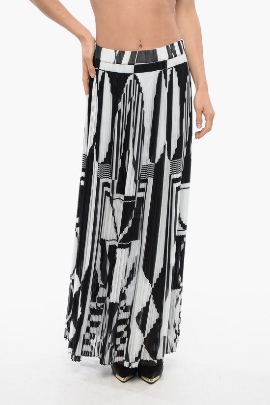  발망 롱 스커트 TF04477I474 EAB Black White