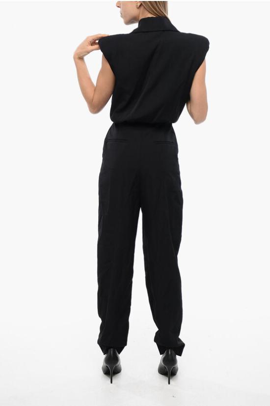  발망 점프수트 XF1PW060WB05 0PA Black - BALMAIN