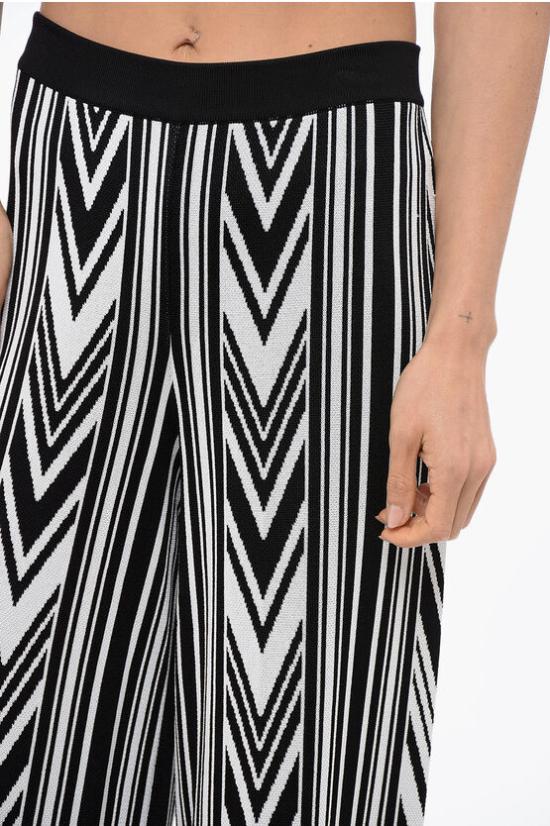  발망 스트레이트 팬츠 XF1PQ035KB33 EAB Black White - BALMAIN