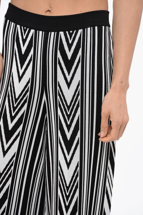  발망 스트레이트 팬츠 XF1PQ035KB33 EAB Black White - BALMAIN