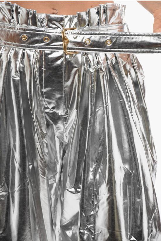  발망 스트레이트 팬츠 WF0PQ045X374 9KA Silver - BALMAIN