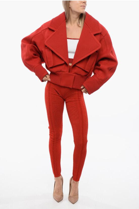  발망 코트 WF0TE055W142 3BZ Red - BALMAIN