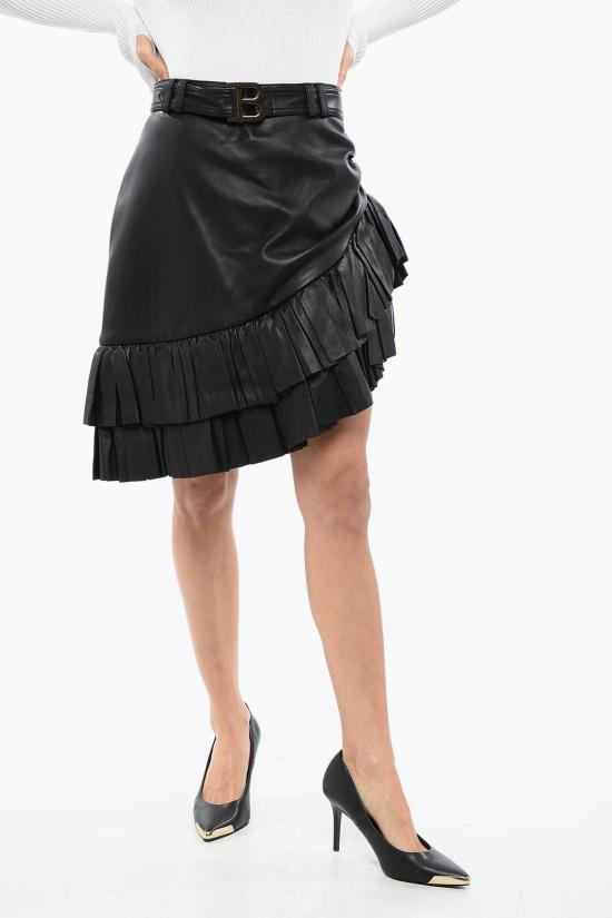  발망 미디 스커트 VF14315L062 0PA Black