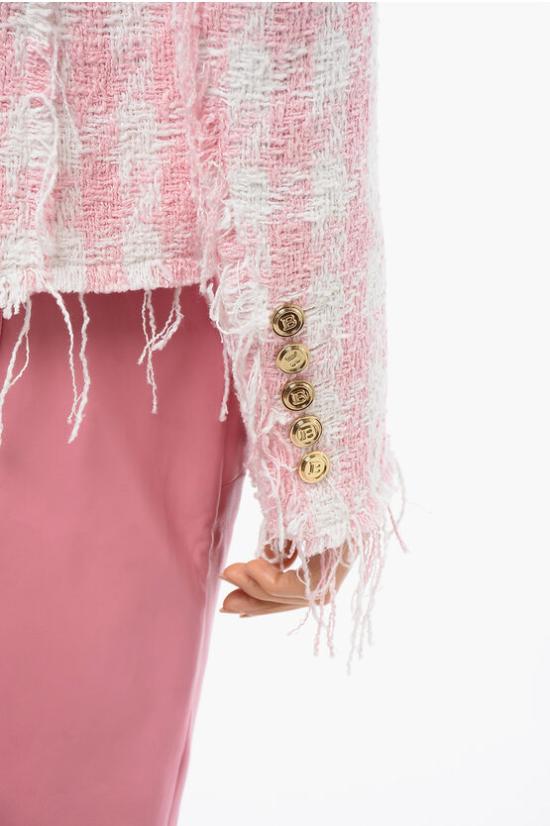  발망 수트 자켓 WF1SK090C304 GGF Pink - BALMAIN