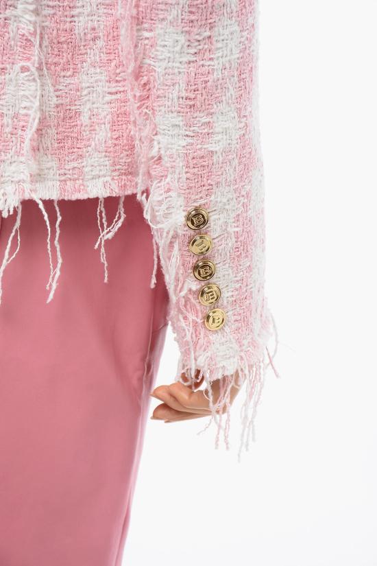  발망 수트 자켓 WF1SK090C304 GGF Pink - BALMAIN