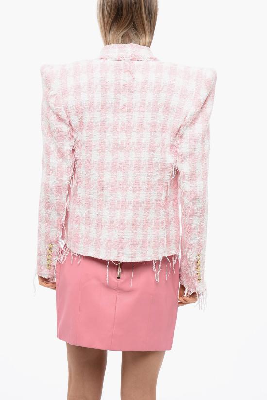  발망 수트 자켓 WF1SK090C304 GGF Pink - BALMAIN