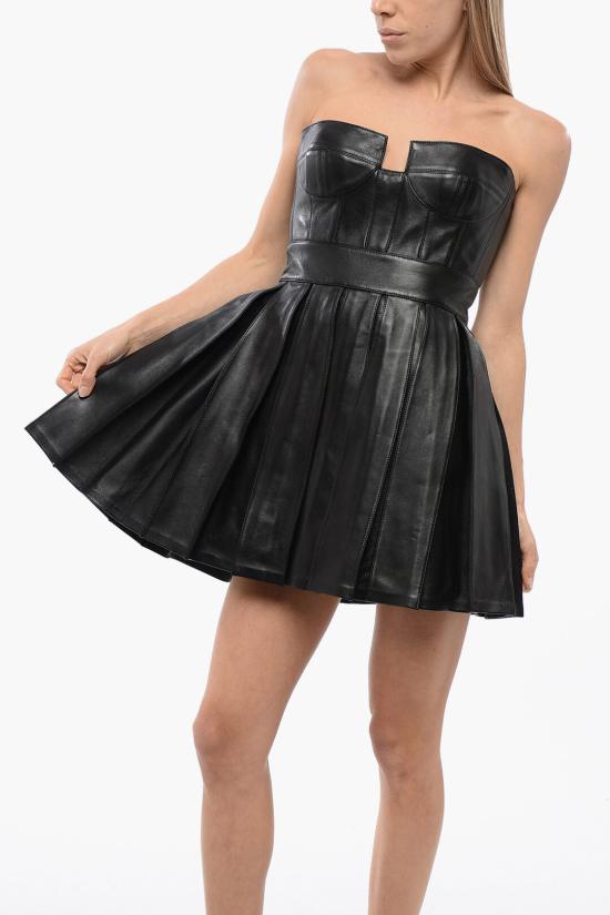  발망 숏 원피스 WF1R1050L158 0PA Black - BALMAIN