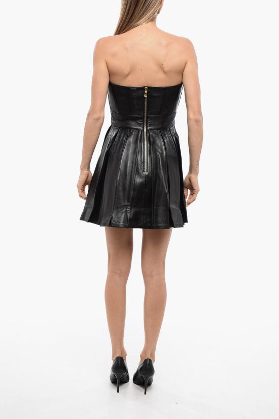  발망 숏 원피스 WF1R1050L158 0PA Black - BALMAIN