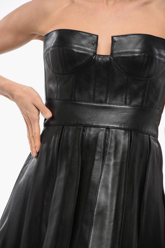  발망 숏 원피스 WF1R1050L158 0PA Black - BALMAIN