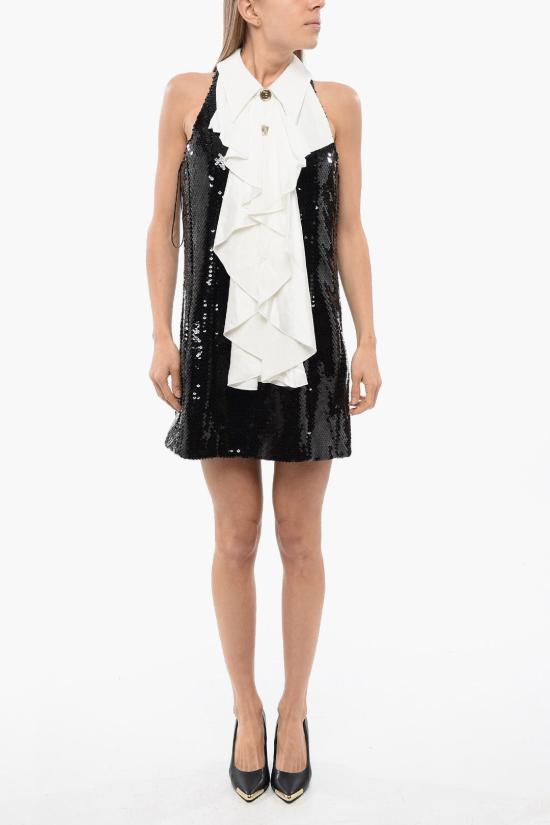  발망 숏 원피스 WF1R3020M007 EAB Black