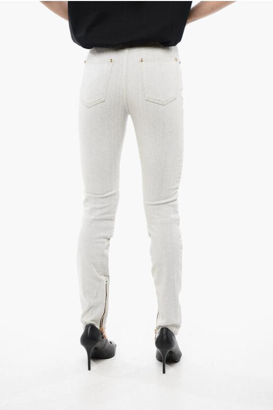  발망 데님 팬츠 YF0ME020DC66 9FK Gray - BALMAIN