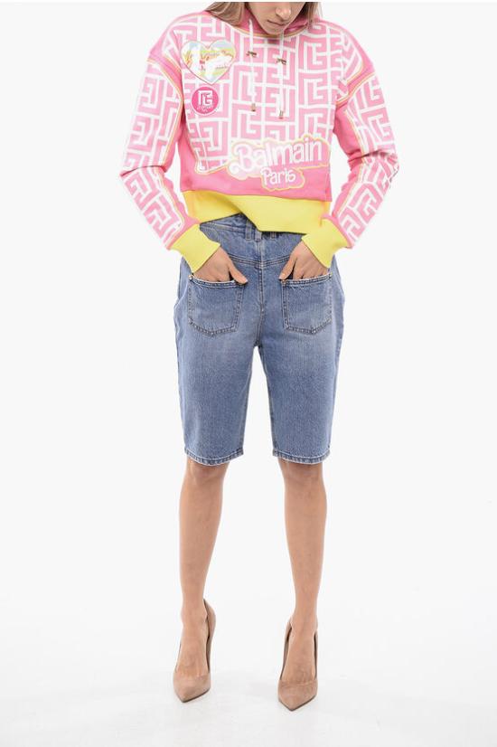  발망 숏팬츠 VF0MB005D113 6FF - BALMAIN