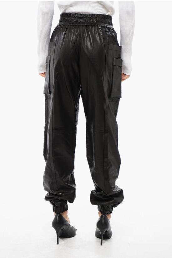  발망 스트레이트 팬츠 XF0QG015LB32 0PA Black - BALMAIN