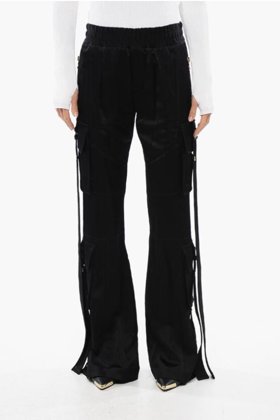  발망 스트레이트 팬츠 XF0PQ085VB01 0PA Black