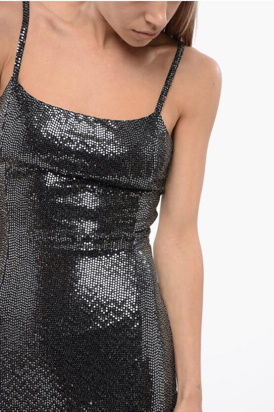  발망 원피스 YF1RN025JD51 EAC Gray - BALMAIN