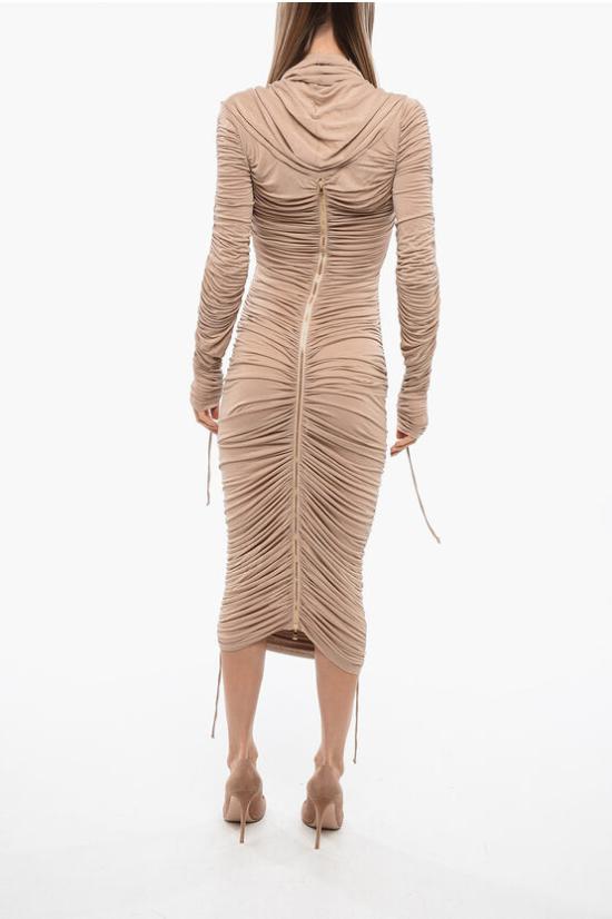  발망 미디 원피스 XF0RL015JC20 0AP Beige - BALMAIN