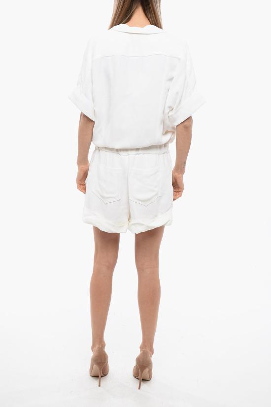  발망 숏 원피스 SF25401V074 0FA White - BALMAIN