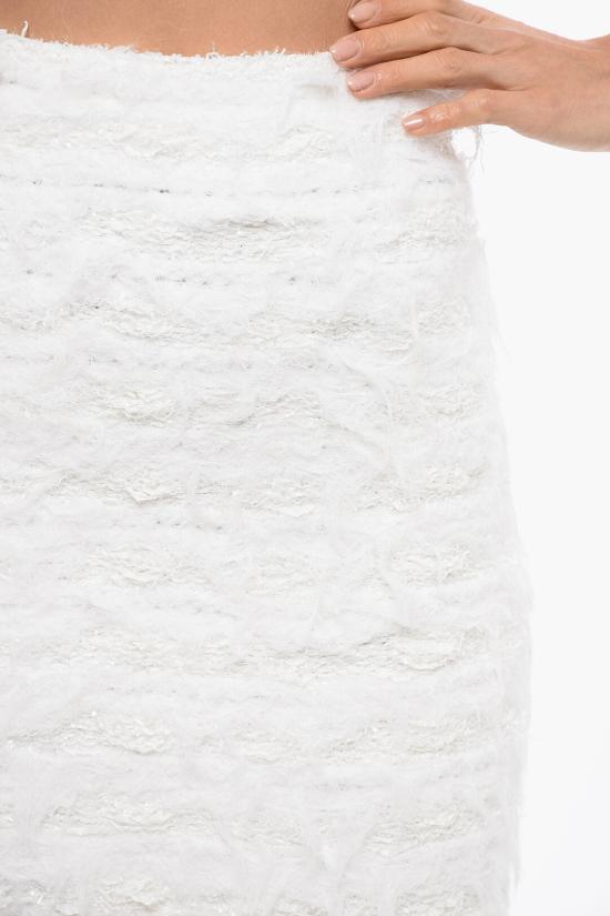  발망 숏 스커트 RF04218K367 0FB White - BALMAIN