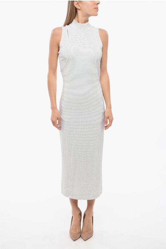  발망 미디 원피스 WF0RJ070A115 GAC Gray