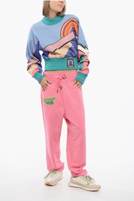  발망 스트레이트 팬츠 VF15364J096 OBT Pink - BALMAIN