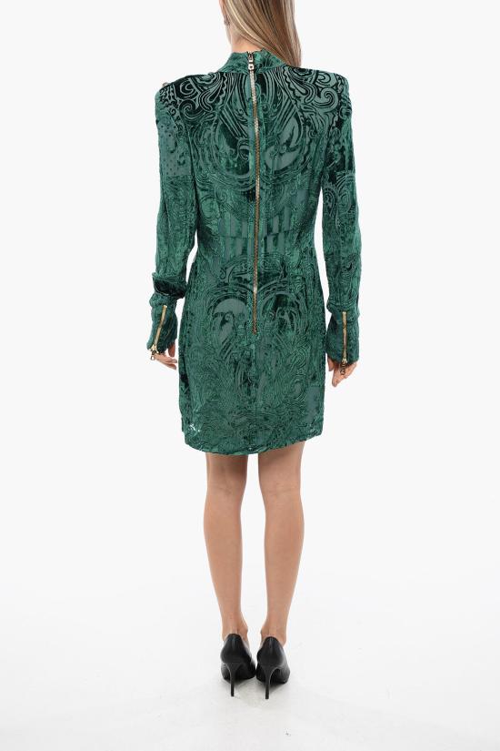  발망 숏 원피스 UF16203V121 7PB Green - BALMAIN