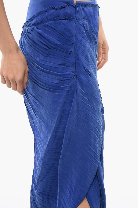  발망 롱 원피스 TF06982120S KAO Blue - BALMAIN