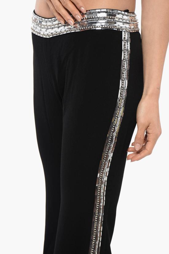  발망 스트레이트 팬츠 TF05235P040 EAC Black - BALMAIN