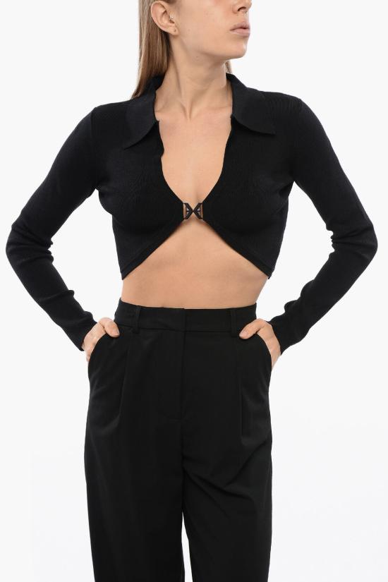  존 리치몬드 긴팔 티셔츠 UWP24097TO Black