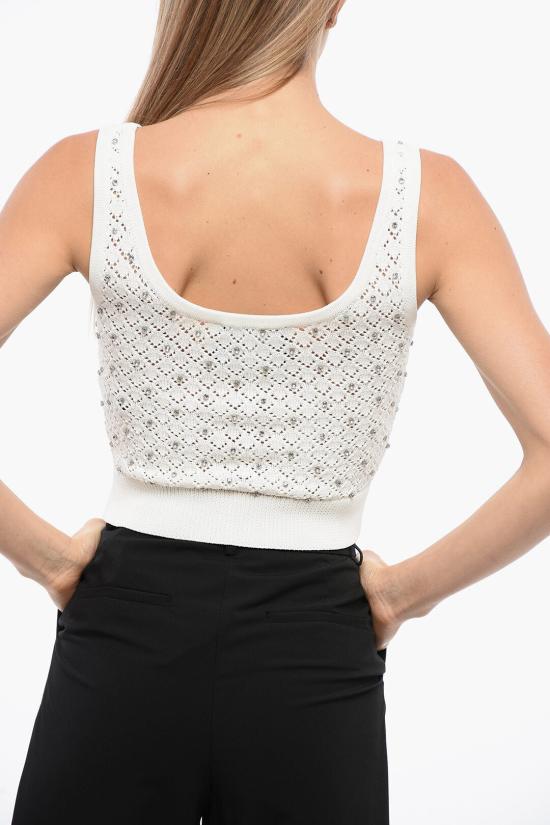  존 리치몬드 민소매 티셔츠 RWP24009CN White - JOHN RICHMOND