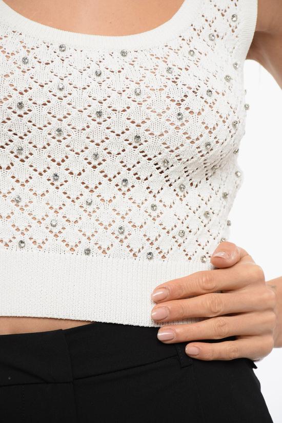  존 리치몬드 민소매 티셔츠 RWP24009CN White - JOHN RICHMOND