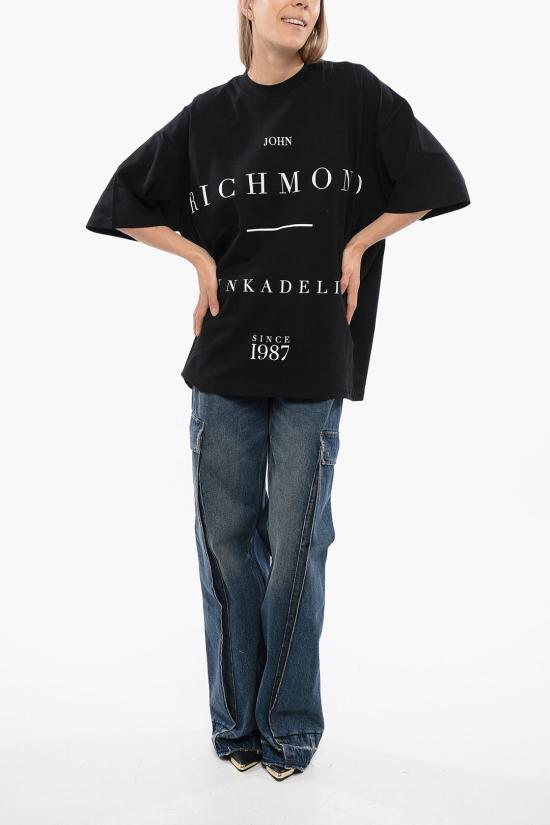  존 리치몬드 반팔 티셔츠 RMP24066TSBLACK - JOHN RICHMOND