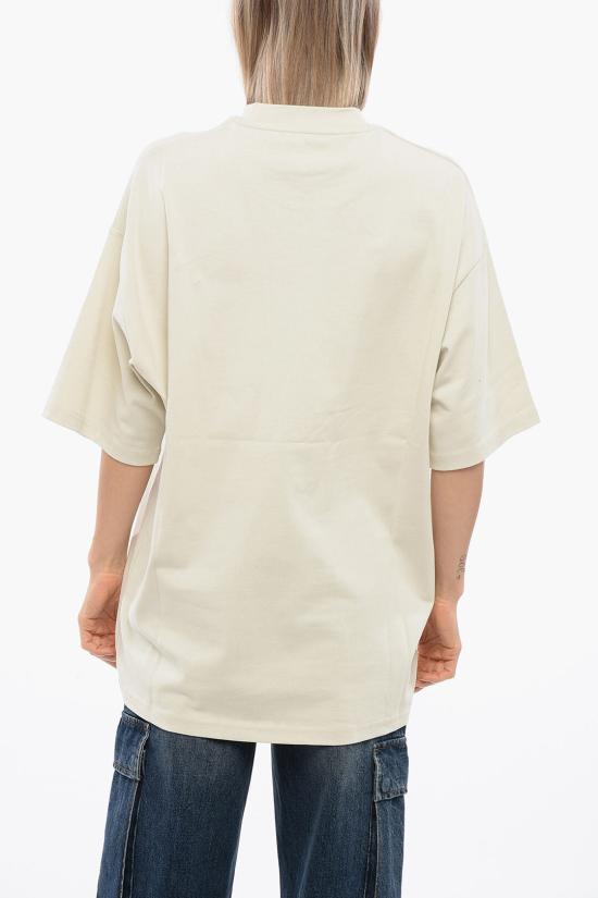  존 리치몬드 반팔 티셔츠 RMP24066TSBONE WASHED Beige - JOHN RICHMOND