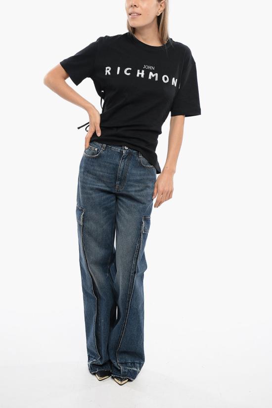  존 리치몬드 반팔 티셔츠 RWP24175TSBLACK - JOHN RICHMOND