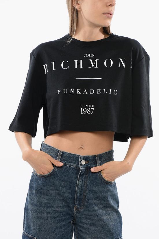  존 리치몬드 반팔 티셔츠 RWP24176TSBLACK