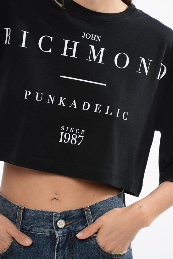  존 리치몬드 반팔 티셔츠 RWP24176TSBLACK Black - JOHN RICHMOND