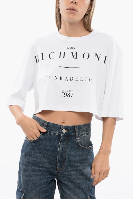  존 리치몬드 반팔 티셔츠 RWP24176TSWHITE