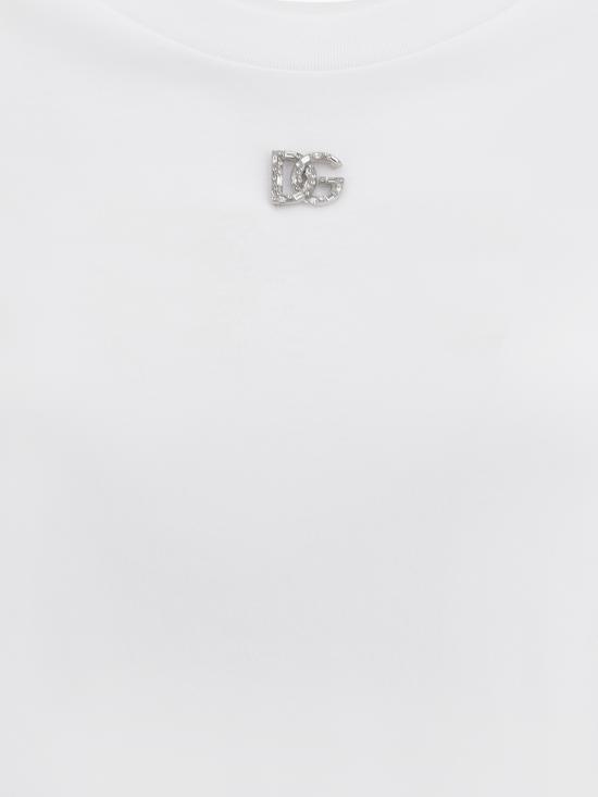 25SS 돌체앤가바나 반팔 티셔츠 F8N08ZG7B3U W0800 WHITE - DOLCE & GABBANA