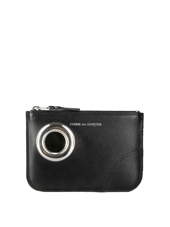 꼼데가르송 클래식 레더 라인 파우치 SA8100SE1 BLACK