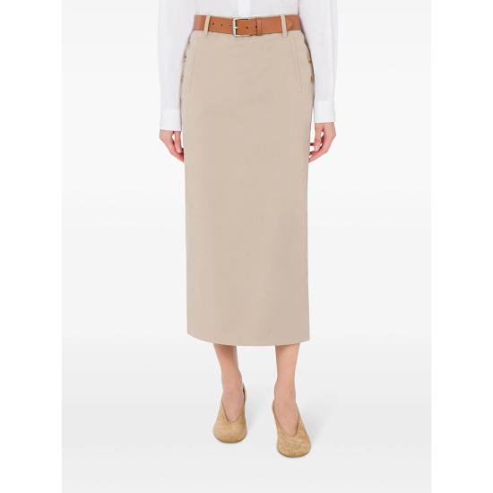 25SS 모스키노 롱 스커트 0517 V0104 0020 NEUTRALS - MOSCHINO