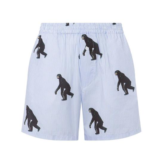 25SS 모스키노 숏팬츠 0258 A0344 1303 BLUE WHITE