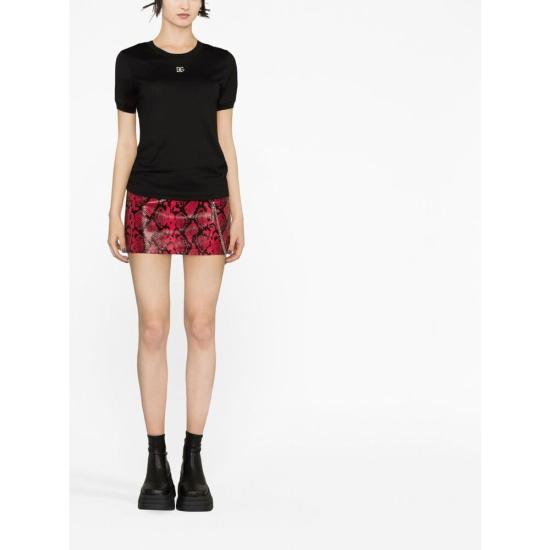 25SS 돌체앤가바나 반팔 티셔츠 F8N08Z G7B3U N0000 BLACK - DOLCE & GABBANA