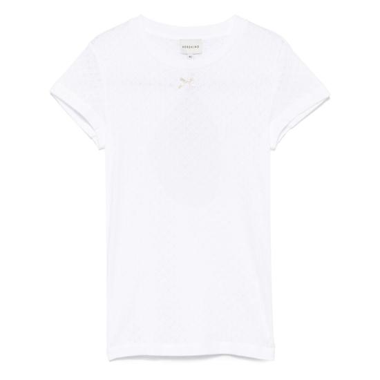 25SS 비르기테 허스카인드 반팔 티셔츠 5435178 002 WHITE